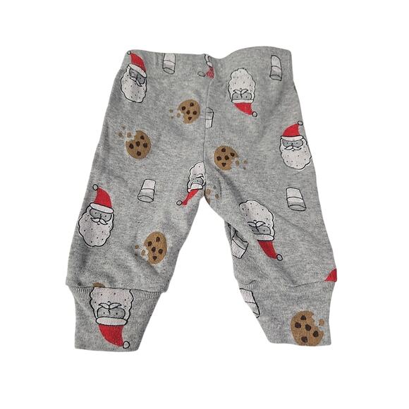 Carters Just One You Baby Size 3 Months 2pc Santa Top Bottom Set Plus Extra Top - Picture 13 of 14